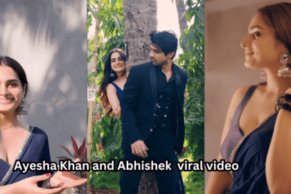 Ayesha Khan and Abhishek viral video