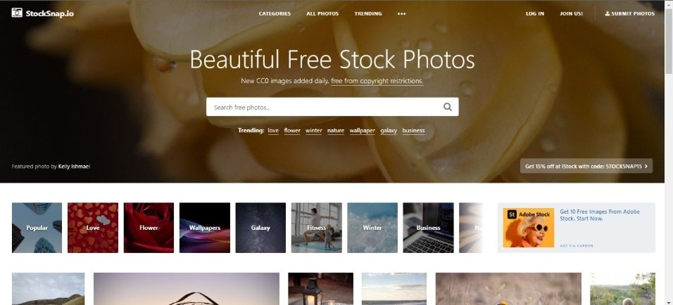 Stocksnap Best Free Stock Images Sites