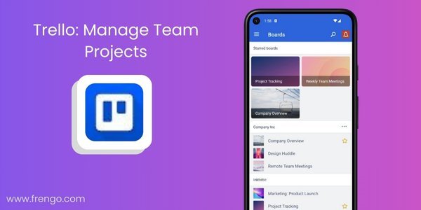 Trello project management app