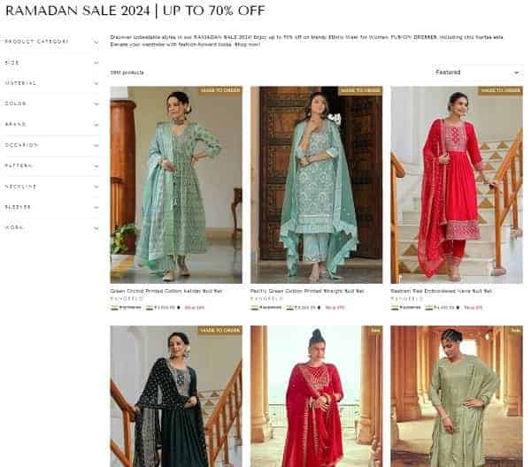 Ramadan fashion sales in India