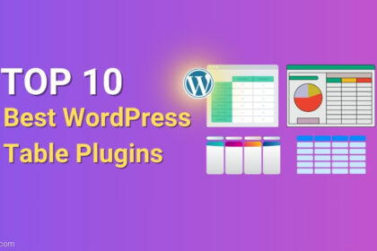 Best WordPress Table Plugins