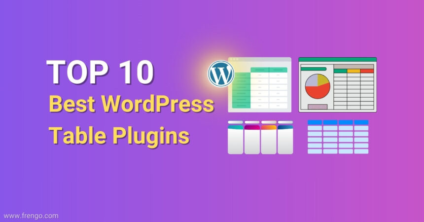 Best WordPress Table Plugins