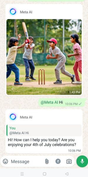 How to Generate Images in WhatsApp Meta AI