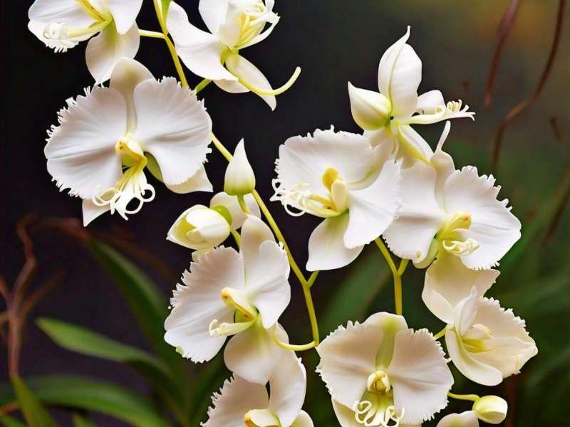 White Egret Orchid Plants That Look Like Animals