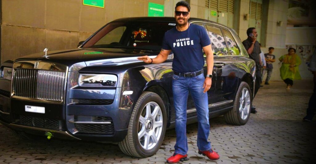 Best Cars Owned by Bollywood Stars - rolls royce cullinan ajay devgn